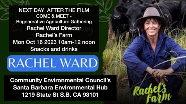 Come & Meet filmmaker Rachel Ward